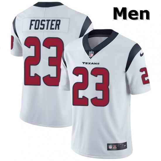 Men Nike Houston Texans 23 Arian Foster Limited White Vapor Untouchable NFL Jersey